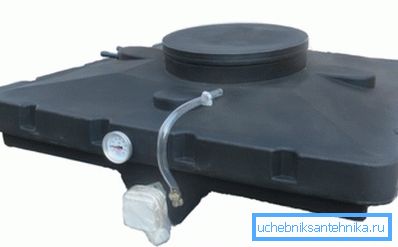 Oppvarmet dusjtank Oppvarmet dusjtank