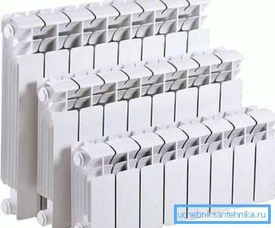 Batterier med forskjellig akselstørrelse. Batterier med forskjellig akselstørrelse.