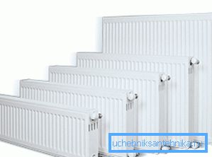 Takket være det brede utvalget, kan du velge en stål radiator av enhver kapasitet Takket være det brede utvalget, kan du velge en stål radiator av enhver kapasitet