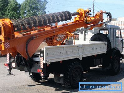 Drill rigger for auger metode. Drill rigger for auger metode.