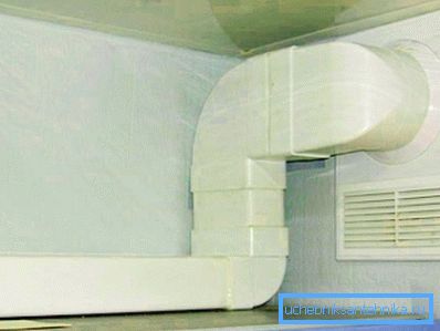Husholdning PVC-rørventilasjon på kjøkkenet Husholdning PVC-rørventilasjon på kjøkkenet