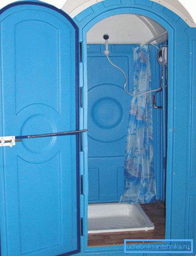 Land- eller bygningsdusj er nødvendig for å sikre hygiene på steder der det oppstår vanskeligheter Land- eller bygningsdusj er nødvendig for å sikre hygiene på steder der det oppstår vanskeligheter