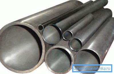 Denne typen materiale varierer ikke bare i diameter og lengde, men også i veggtykkelse. Denne typen materiale varierer ikke bare i diameter og lengde, men også i veggtykkelse.