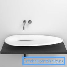 Designer hengende vask uten kranhull Designer hengende vask uten kranhull
