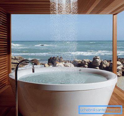 Dusj for det opprinnelige badet. Dusj for det opprinnelige badet.