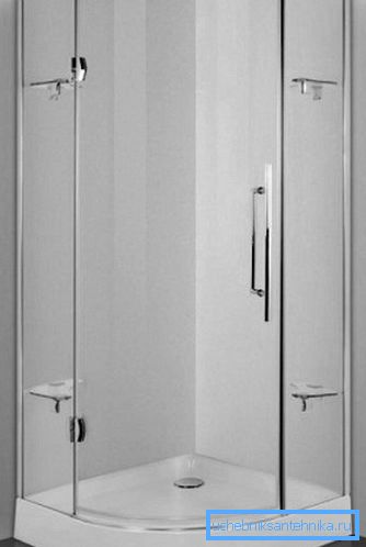 Dusjkabinett 1000x1000 mm med lav base Dusjkabinett 1000x1000 mm med lav base