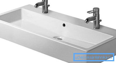 Vero dobbel servant fra det tyske firmaet Duravit. Vero dobbel servant fra det tyske firmaet Duravit.