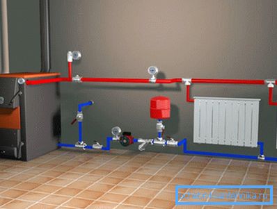 Effektiv oppvarming av et herregård med en solid kjele og dobbeltrørsmat. Effektiv oppvarming av et herregård med en solid kjele og dobbeltrørsmat.