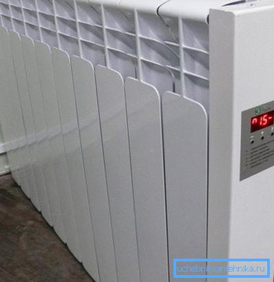 Elektrisk enhet for oppvarming av konveksjon. Elektrisk enhet for oppvarming av konveksjon.
