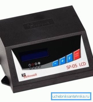 Elektronisk styringsenhet med fast kjele Elektronisk styringsenhet med fast kjele