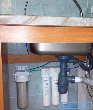 Filter under vasken