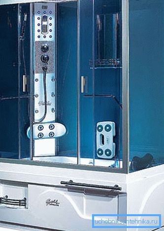 Hydrobox med rektangulært bad Hydrobox med rektangulært bad