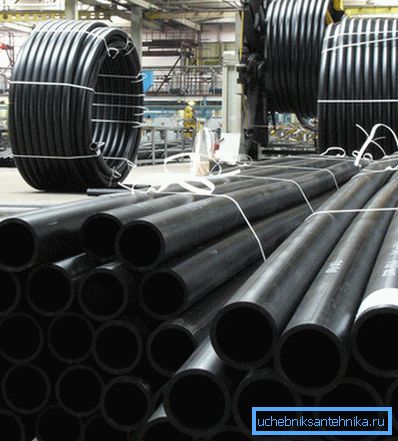 Klar rør for vannforsyning fra HDPE Klar rør for vannforsyning fra HDPE