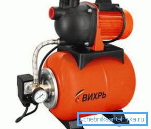 Klar enhet med hydroakkumulator, trykkbryter og sensor Klar enhet med hydroakkumulator, trykkbryter og sensor