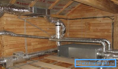 Varmeapparat i ventilasjonssystemet i hytta. Varmeapparat i ventilasjonssystemet i hytta.