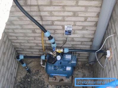Caisson med vannforsyningsutstyr Caisson med vannforsyningsutstyr