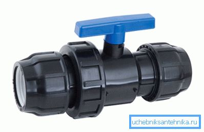Kompresjonskuleventil 32 HDPE Kompresjonskuleventil 32 HDPE