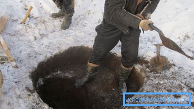 Graving under frost Graving under frost