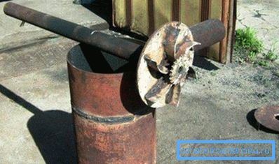 Impeller med kniver. Impeller med kniver.