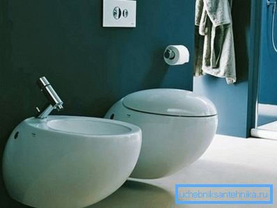 3953 Designer hengende toalett og bidet