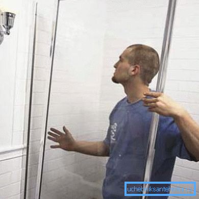 Installasjon av glassdører Installasjon av glassdører