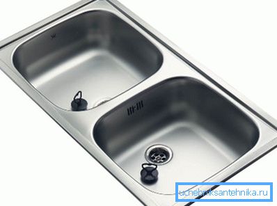 Sink rustfritt stål overhead type. Sink rustfritt stål overhead type.