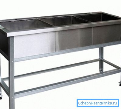 Rustfritt stål vask til spisestuen er tilgjengelig i ferdig form. Rustfritt stål vask til spisestuen er tilgjengelig i ferdig form.