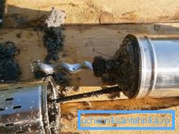 På bildet - en mislykket pumpe for en 30 meter brønn med sand. På bildet - en mislykket pumpe for en 30 meter brønn med sand.
