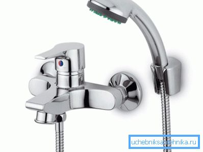 På fotografiet - single-lever mixer På fotografiet - single-lever mixer