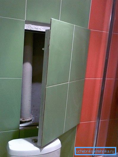 På bildet - vi skjuler kloakken bak den falske veggen På bildet - vi skjuler kloakken bak den falske veggen