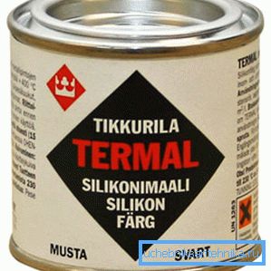 På bildet - Silikon termisk maling for radiatorer uten lukten av På bildet - Silikon termisk maling for radiatorer uten lukten av