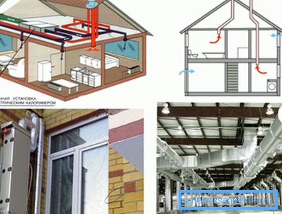 På bildet - typer ventilasjonsanlegg for produksjon, leiligheter og hus På bildet - typer ventilasjonsanlegg for produksjon, leiligheter og hus