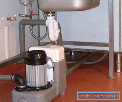 Pumpestasjon med grinder Pumpestasjon med grinder