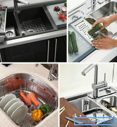 Noen gadgets gir deg mulighet til å produsere en hel rekke ekstra arbeid, som er relatert både til vask og matlaging Noen gadgets gir deg mulighet til å produsere en hel rekke ekstra arbeid, som er relatert både til vask og matlaging