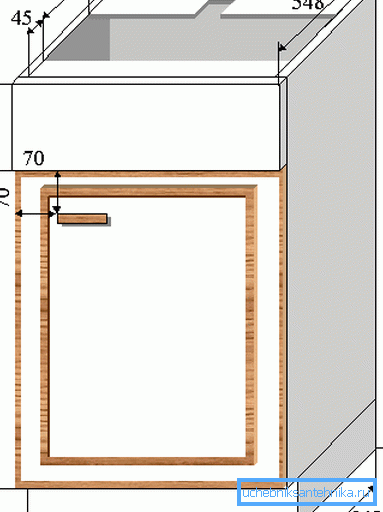 En av de mulige designene med dimensjoner En av de mulige designene med dimensjoner