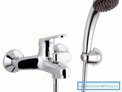 Enkelt spakblander med fleksibel dusj Enkelt spakblander med fleksibel dusj