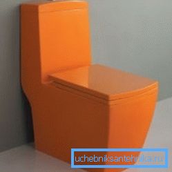 En direkte flush oransje toalett ser bra ut og kan installeres mot en vegg. En direkte flush oransje toalett ser bra ut og kan installeres mot en vegg.