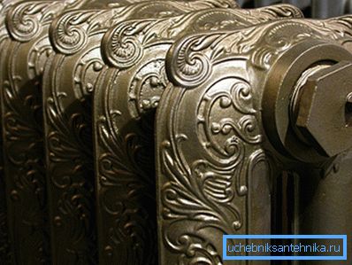 Original støpejern radiator. Original støpejern radiator.