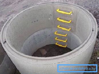 Separat segment med innebygd stige Separat segment med innebygd stige