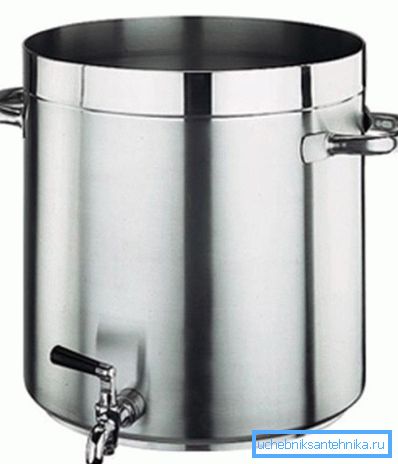 Rustfritt stål mat tank. Rustfritt stål mat tank.