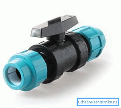 Polyetylenkuleventil 25 - 25 mm Polyetylenkuleventil 25 - 25 mm