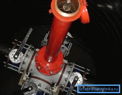 Brannhydrant installert i brønnen Brannhydrant installert i brønnen