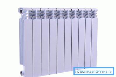 Eksempel på aluminium radiator Eksempel på aluminium radiator