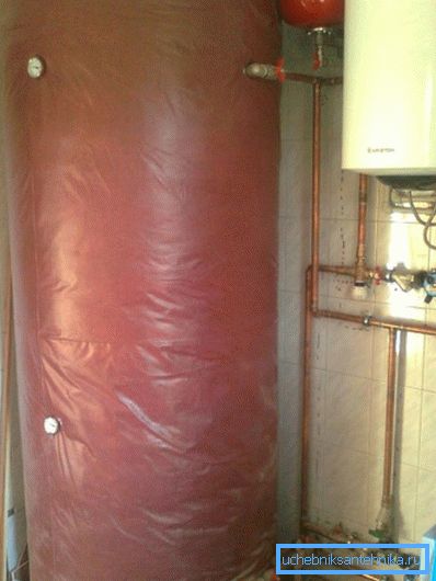 Et eksempel på en godt isolert tank Et eksempel på en godt isolert tank