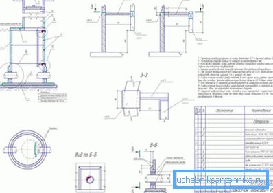 Design tegning armert betong brønner. Design tegning armert betong brønner.