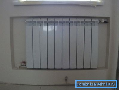 Aluminium radiator. Aluminium radiator.