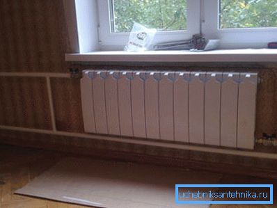 Rifar radiator i sentralvarmeanlegget Rifar radiator i sentralvarmeanlegget