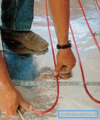 Oppsett av termisk kabel Oppsett av termisk kabel