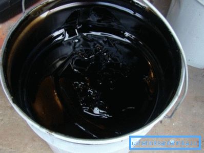 Bitumen mastic for vanntetting underjordiske verktøy. Bitumen mastic for vanntetting underjordiske verktøy.