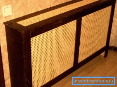 Rattan lerret i en treramme - en veldig attraktiv løsning Rattan lerret i en treramme - en veldig attraktiv løsning